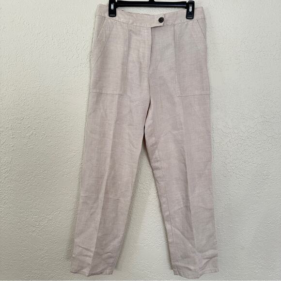 Brochu Walker Manor Linen Blend Cream Sand Pant Medium - Picture 2 of 7